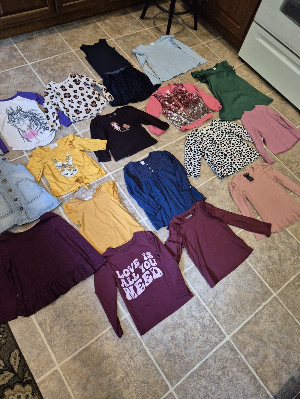 Lot Of 18 Girls Clothong Items Size 4 Or 4T, Assorted Brands